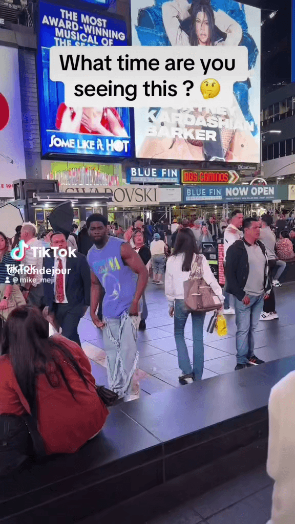 TikTok video before campaign