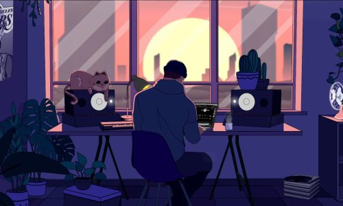 Lo-fi mixtape music streaming on digital platforms