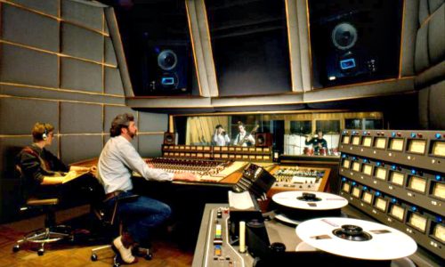 Illustration of music industry gatekeepers controlling artist careers
