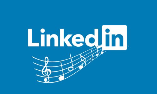Musician using LinkedIn for music networking and career growth