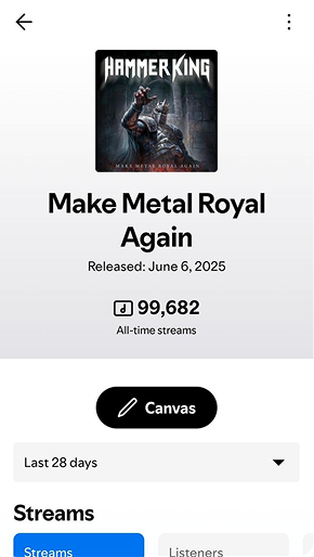 Spotify campaign result preview